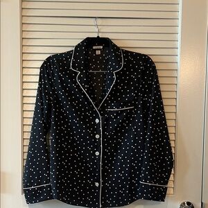 J Crew polka dot shirt